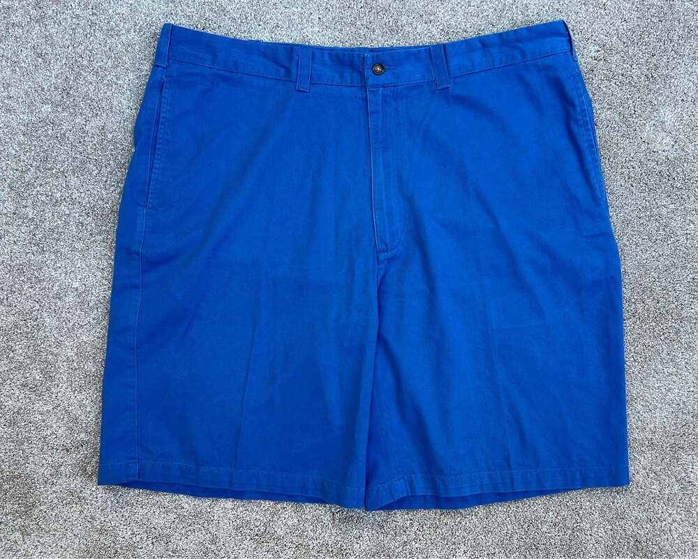 Savane Original Khakis Cotton Shorts Size 42 Blue